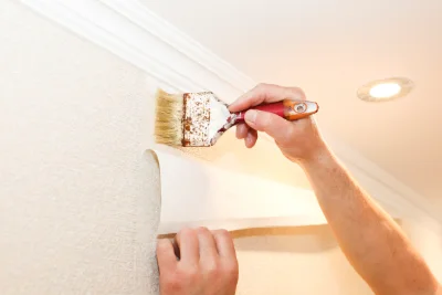 Pose de papier peint à Sail-sous-Couzan — revêtements muraux et toiles de verre